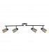 4 Light Bar Spotlight Brushed Nickel Matt Black-1