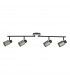 4 Light Bar Spotlight Brushed Nickel Matt Black-6