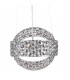 Rings 3 Light Pendant Smoked Crystal Polished Chrome-2