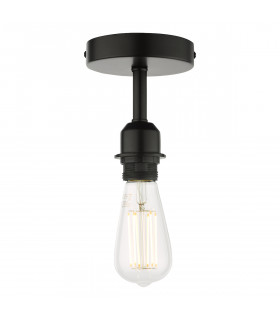 Basic 1 Light Semi Flush Suspension Bracket Matt Black-2