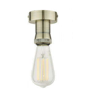 Basic 1 Light Suspension Antique Brass-2