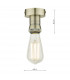 Basic 1 Light Suspension Antique Brass-5