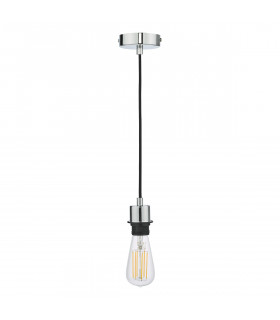 Basic SP62 1 Light E27 Suspension Polished Chrome-2