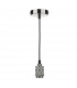 Simple 1 Light E27 Decorative Suspension Gun Metal-1