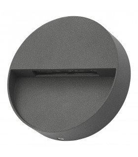 Outdoor Wall Light Round Eyelid Anthracite IP65 LED-2