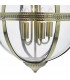 5 Light Lantern Antique Brass Glass-3