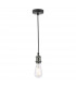 Simple 1 Light E27 Suspension Black Chrome Matt Black-1