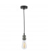 Simple 1 Light E27 Suspension Black Chrome Matt Black-2