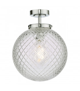 Flush Polished Chrome Glass IP44-1
