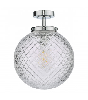 Flush Polished Chrome Glass IP44-2