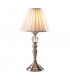 Touch Table Lamp Satin Chrome complete with Shade-1