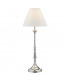 Table Lamp Polished Nickel With Shade-1
