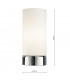 Round Opal Glass Touch Table Lamp-2