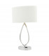 Touch Table Lamp Polished Chrome With Shade-1