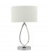 Touch Table Lamp Polished Chrome With Shade-3