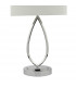 Touch Table Lamp Polished Chrome With Shade-4