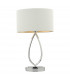 Touch Table Lamp Polished Chrome With Shade-5