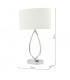 Touch Table Lamp Polished Chrome With Shade-6