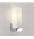 1 Light Bathroom Wall Light Polished Chrome IP44, E14 - 1