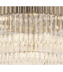 Pendant Round 5 Tier 19 Light E14 Polished Nickel Clear Glass Item Weight: 30.2kg-9