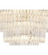 Pendant Round 5 Tier 19 Light E14 Polished Nickel Clear Glass Item Weight: 30.2kg-11
