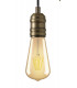Wall Lamp 1 x E27 Medium Oak Antique Brass-6