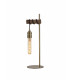 Table Lamp 1 x E27 Medium Oak Antique Brass-1