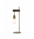 Table Lamp 1 x E27 Medium Oak Antique Brass-4