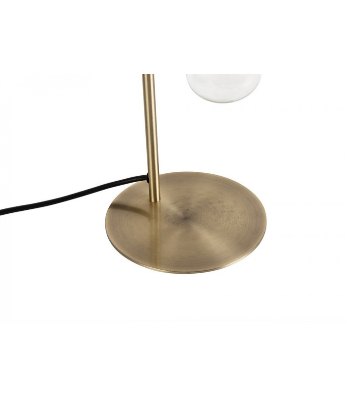 Table Lamp 1 x E27 Medium Oak Antique Brass-6