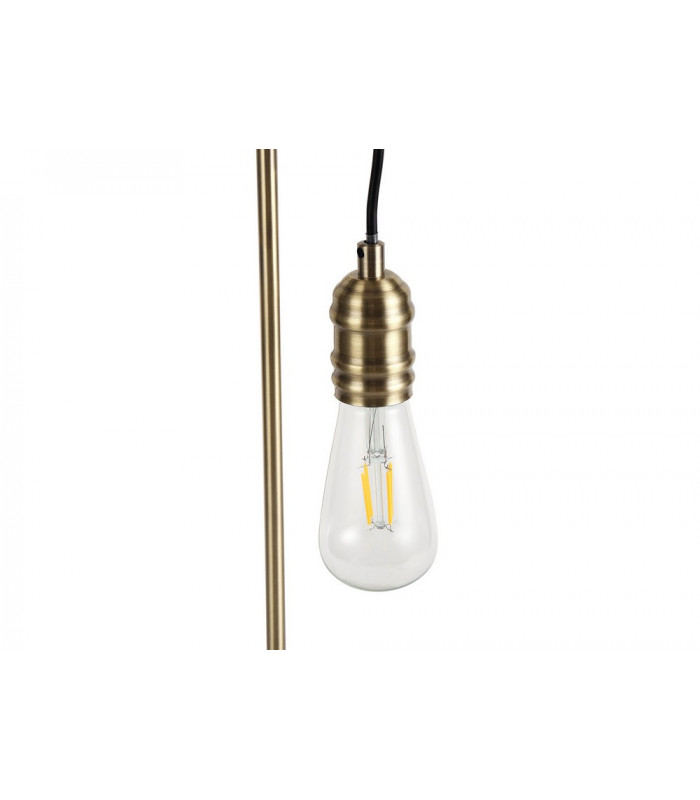 Table Lamp 1 x E27 Medium Oak Antique Brass-10