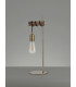 Table Lamp 1 x E27 Medium Oak Antique Brass-12