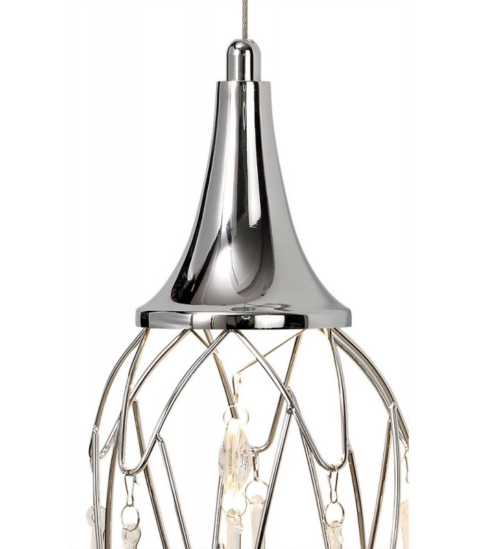 Wall Light 1 x GU10 Polished Chrome-8