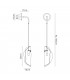 Wall Light 1 x G9 Polished Chrome Amber Glass-2