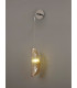 Wall Light 1 x G9 Polished Chrome Amber Glass-3