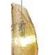 Wall Light 1 x G9 Polished Chrome Amber Glass-8