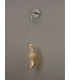 Wall Light 1 x G9 Polished Chrome Amber Glass-10