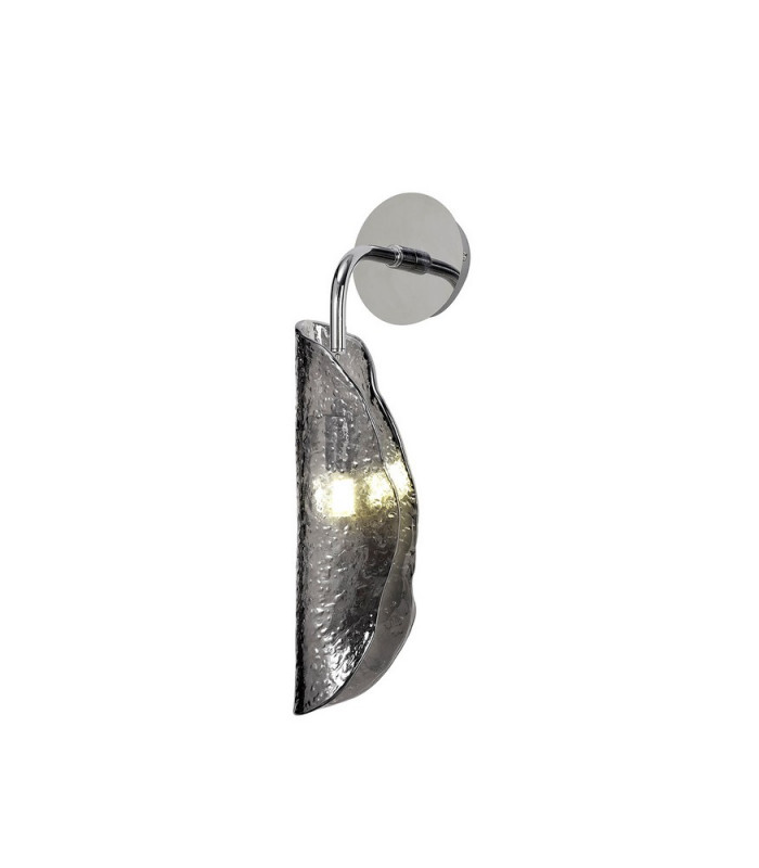 Wall Light 1 x G9 Polished Chrome Smoked Glass-6