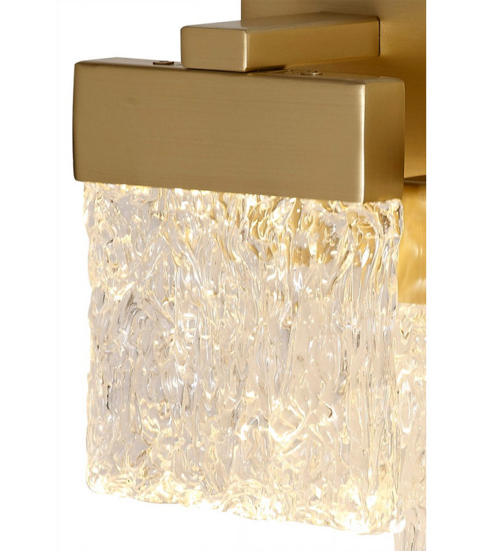 Wall Lamp 2 x 4.5W LED 3000K Painted Brushed Gold 3yrs Warranty-5