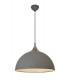 50cm Large Pendant 1 x E27 Sand Grey Satin Nickel-1