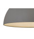 50cm Large Pendant 1 x E27 Sand Grey Satin Nickel-5
