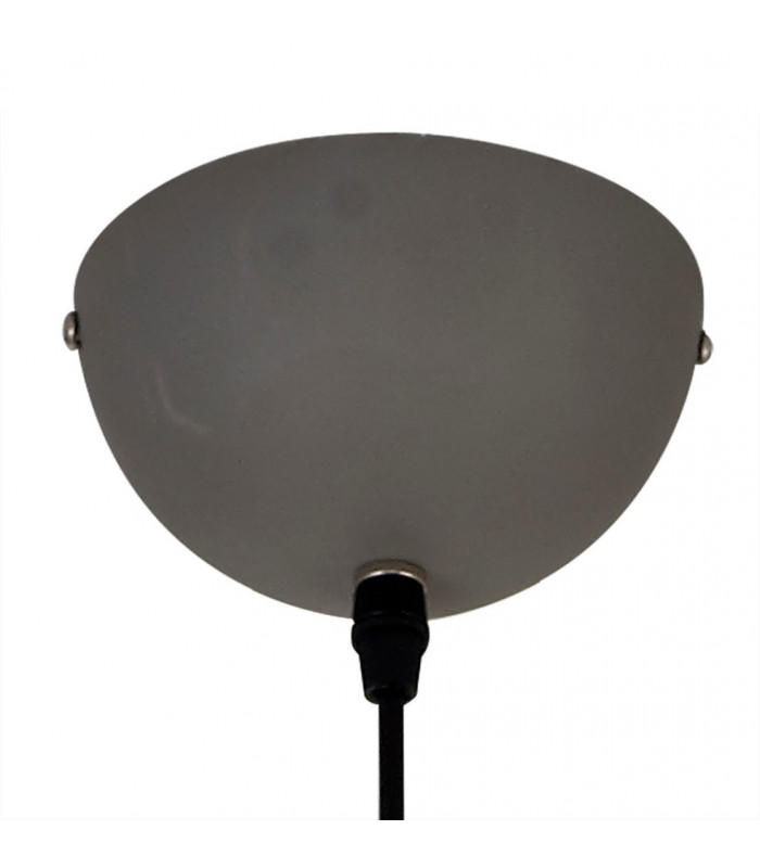 50cm Large Pendant 1 x E27 Sand Grey Satin Nickel-7