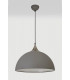 50cm Large Pendant 1 x E27 Sand Grey Satin Nickel-8