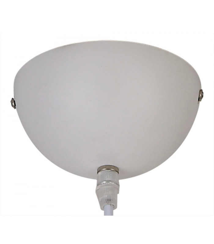 50cm Large Pendant 1 x E27 Sand White Satin Nickel-7