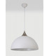 50cm Large Pendant 1 x E27 Sand White Satin Nickel-8