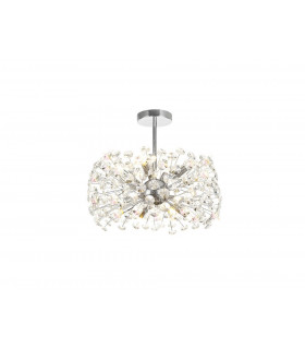 Semi-Flush Pendant 8 Light G9 Polished Chrome Crystal-1