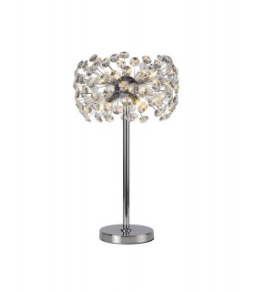Table Lamp 6 Light G9 Polished Chrome Crystal-1