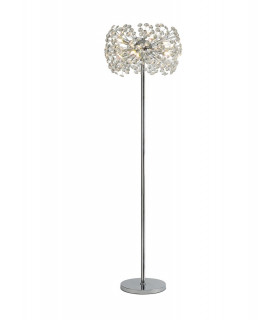 Floor Lamp 8 Light G9 Polished Chrome Crystal-1