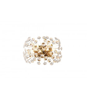 Wall Light 4 Light G9 French Gold Crystal-1