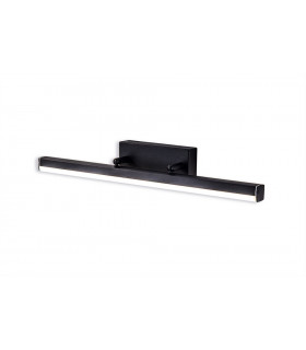 Wall Lamp Medium Adjustable 1 x 12W LED 4000K 1192lm IP44 Sand Black 3yrs Warranty-1