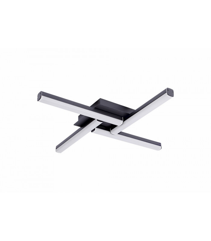 4 Light Ceiling 4 x 6W LED 4000K 2210lm IP44 Sand Black 3yrs Warranty-4